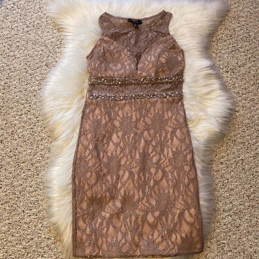 CITY STUDIO Women's Lace Sleeveless Fit dress